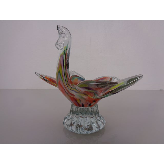 Murano Glass Swan Bowl, Italy, 1960s For Sale - Image 3 of 18