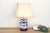 Chinoiserie Indigo Dynasty Porcelain Table Lamp For Sale - Image 3 of 10