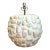 Vintage Textured Shell Table Lamp For Sale
