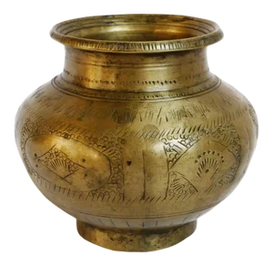 Vintage Bronze Nepal Small Ritual Vase