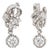 Mid 20th Century Pair of Gia Certified 5.00 Carat Weight Diamond Vintage Old European Platinum Earrings For Sale