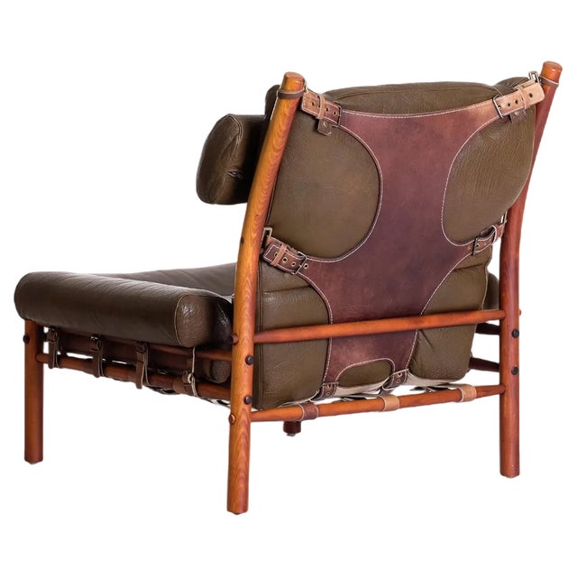 Inca Easy Chair attributed to Arne Norell, 1970s For Sale