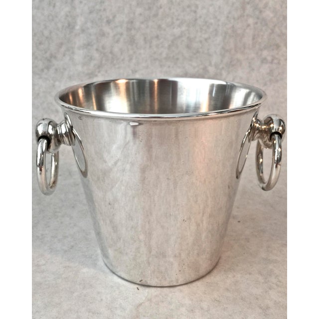 1980s Vintage Silver Pottery Barn Small Ice Bucket Chairish