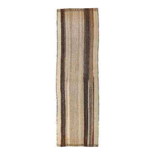 Vintage Modern Mini Kilim Runner - 1`8″ X 5`10″ For Sale