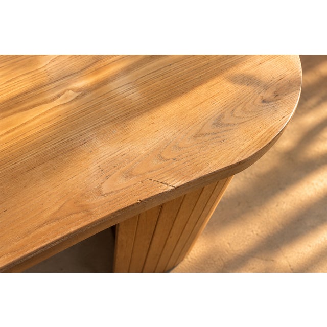 Art Deco Oak Desk, 1950s For Sale - Image 12 of 13