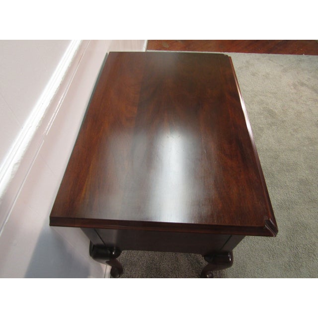 1980s Henkel Harris Solid Mahogany Low Boy For Sale - Image 5 of 9