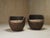 Brown Mid-Century Hand-Carved Lounge Chairs, 1950, Set of 2 For Sale - Image 8 of 13