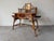Brown 19th-Century English Aesthetic Movement Burnt Bamboo & Lacquer Writing Desk With Mirror For Sale - Image 8 of 17