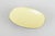 Kjell Blomberg for Upsala Ekeby Dish, model 7008. Oval stoneware dish on raised foot, glossy yellow crackled glaze with...