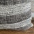 Vintage Turkish Wool Accent Pillow in Brown and Off White Stripes With Insert For Sale - Image 4 of 7
