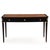 Mid 20th Century French Directoire Style Ebonized Mahogany Leather Top Writing Table, C. 1945 For Sale - Image 5 of 8
