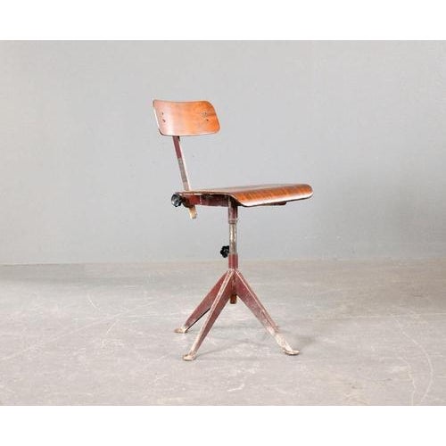 Workstation Chair attributed to Jean Prouvé by Experfi, Paris, 1930s For Sale - Image 16 of 16