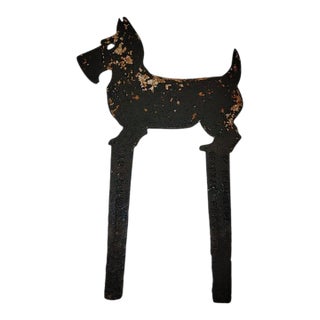 1927 Pennsylvania Stamped Cast Iron Scottie Dog For Sale