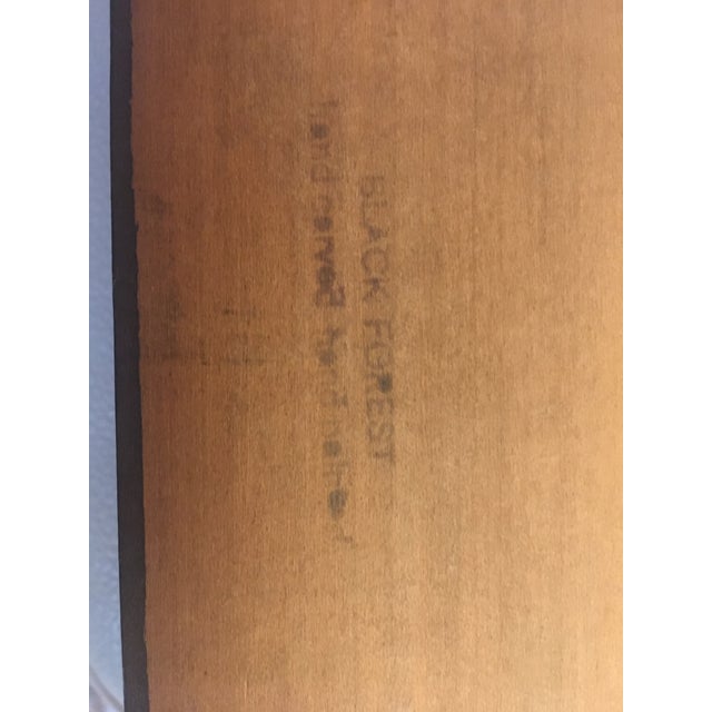 Mid 20th Century Large Black Forest Carved Wood Landscape Picture From Germany For Sale - Image 4 of 6