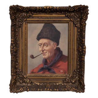 Theodorus Selhorst, Portrait, Oil Painting, 1891, Framed For Sale