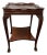 Vintage Chippendale Gallery Top Claw & Ball Table For Sale