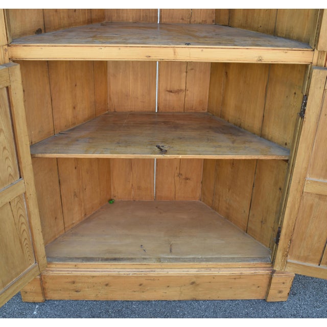 English Pine Four Door Corner Cupboard, Circa 1860 For Sale - Image 12 of 12