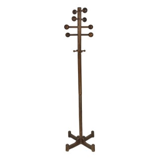 Mid-Century Wooden Sputnik Coat Hanger, 1970s For Sale