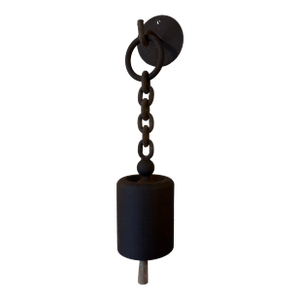 1970s Tom Torrens Iron Bell and Mounting Bracket, Attributed