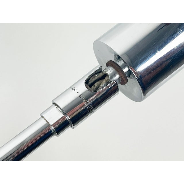 Koch & Lowy Koch and Lowy Marble Base Chrome Table Lamp For Sale - Image 4 of 13