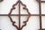 Wood Set of 2, 19th Century Cloud Medallion Windows For Sale - Image 7 of 11