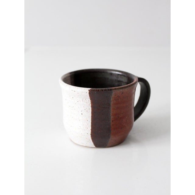 Vintage Handmade Studio Pottery Mug For Sale - Image 9 of 9