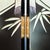 1960s Hollywood Regency Chinoiserie Black Lacquer & Gilt Four-Panel Room Divider For Sale - Image 12 of 15