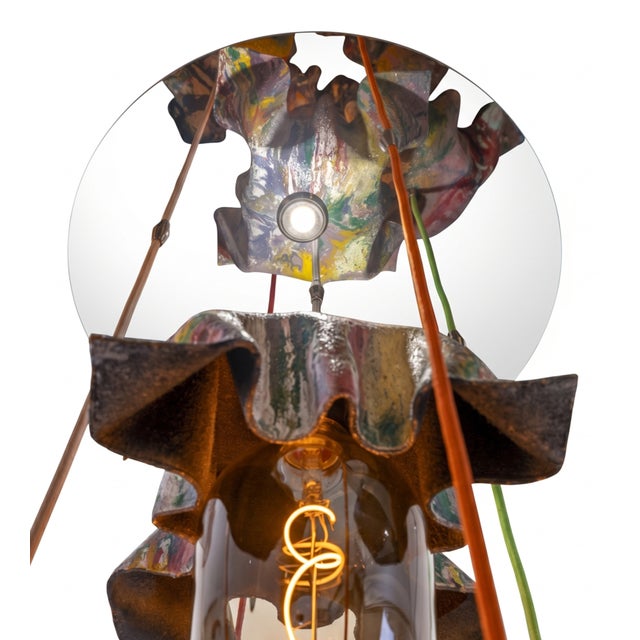 Conceptual inspiration: the isle of wight, 1970 "progressivo" is not a mere chandelier, but a monumental light...