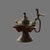 14th Century Islamic Copper Alloy Oil Lamp with Bird Handle For Sale - Image 4 of 9