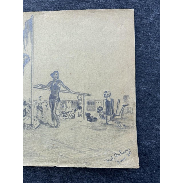 Sport Reck Leibesübungen, 1930, Pencil on Paper For Sale - Image 10 of 12