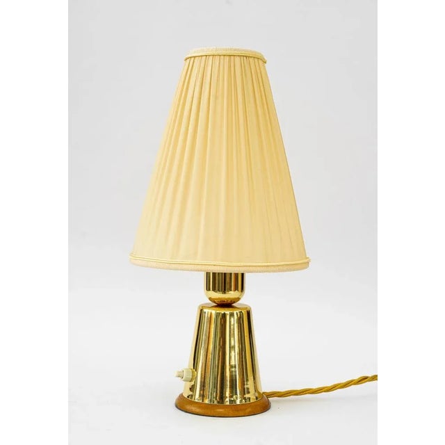 Table Lamp with Fabric Shade, Vienna, Austria, 1950s For Sale - Image 9 of 9