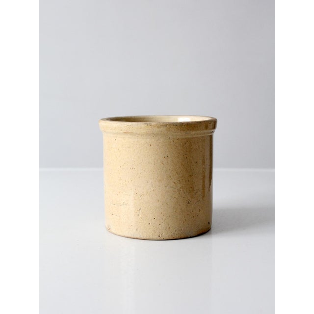 Farmhouse Antique Stoneware Crock For Sale - Image 3 of 7