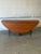 In Style of Henredon Walnut Extendable Oval Drop-Leaf Gateleg Dining Table Mid-Century Modern 1960s For Sale - Image 9 of 14