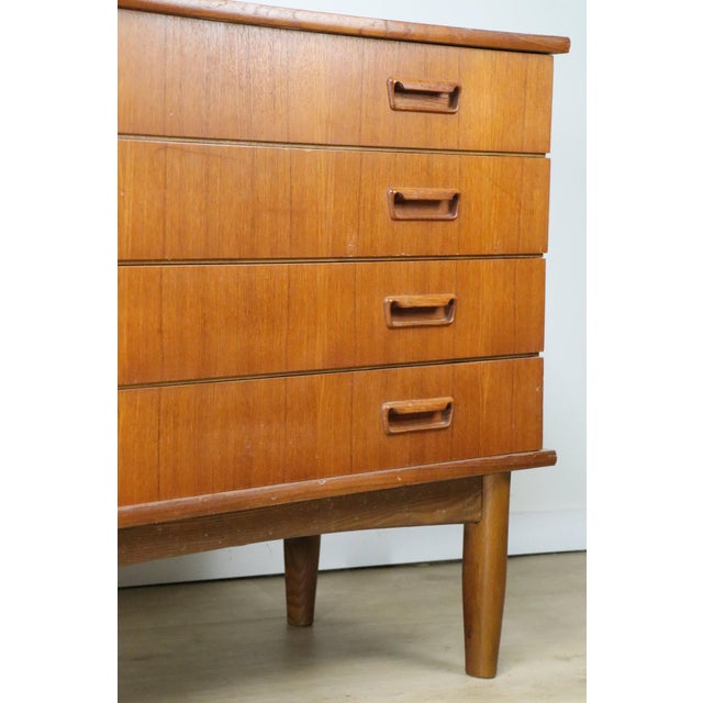 Scandinavian Teak Chest of Drawers, 1960 For Sale - Image 9 of 18