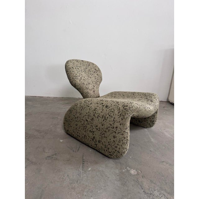 Djinn Chair and Ottoman Set by Olivier Mourgue for Airborne, 1970s, Set of 2 For Sale - Image 15 of 18