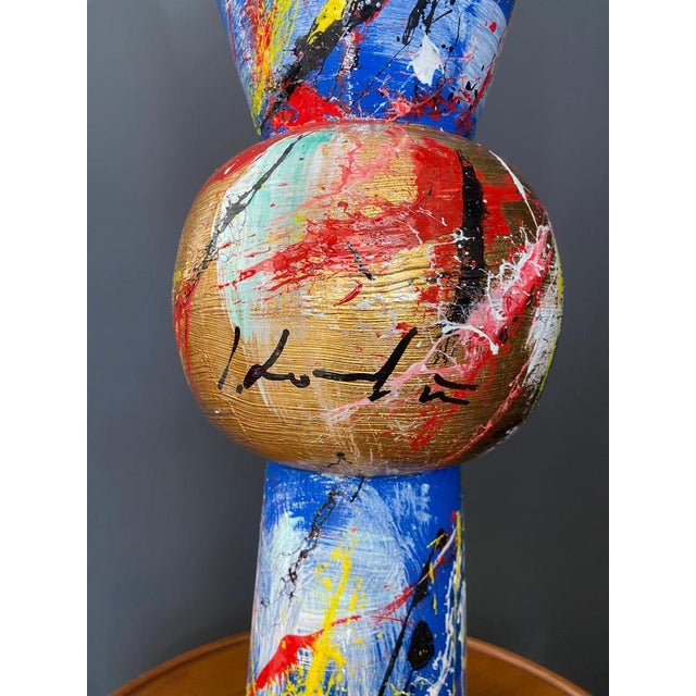 Metal Vase by Silvio Formichetti, 2000s For Sale - Image 3 of 10