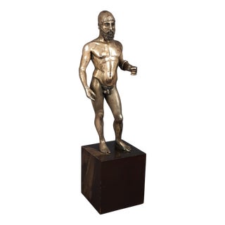 Vintage Riace Bronze Statue, 1970s For Sale