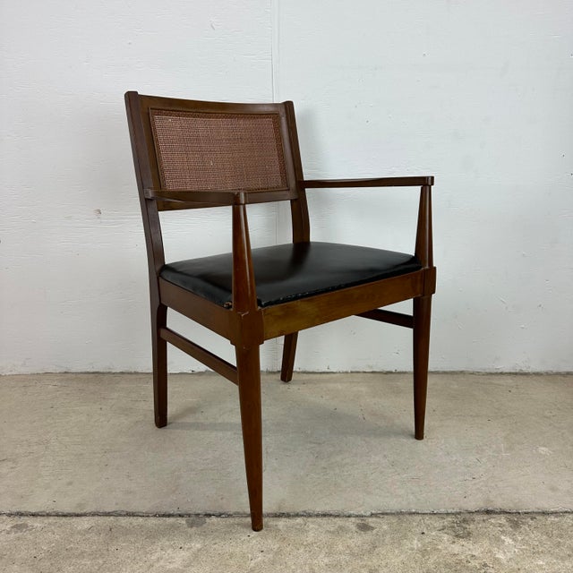 MidCentury Cane Back Dining Chairs Set of Six Chairish