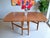 Brown Vintage Dining Table in Teak with Drop Leaf, 1970 For Sale - Image 8 of 16