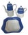 Late 20th Century Spode Vermicelli Coffee, Tea, Serving Bowl, Made in England - Set of 3 For Sale