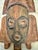 Late 19th Century Late 19th Century Old African Kota Tribal Wood and Copper Ancestor Carved Wooden Statue Art Wall Hanging For Sale - Image 5 of 12