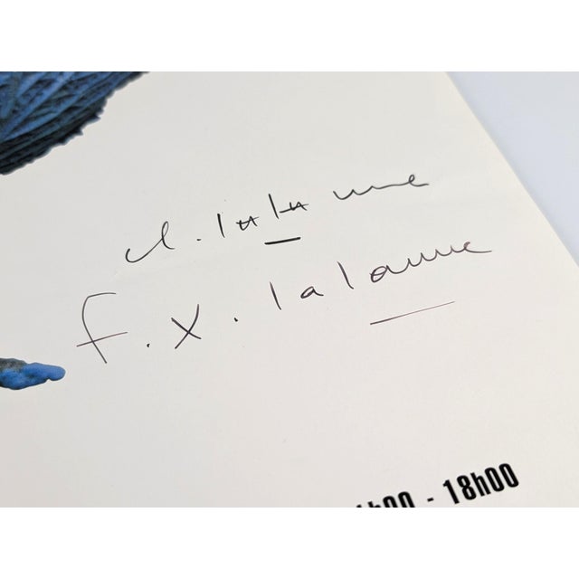 This exceptional original poster from the landmark 1998 retrospective "Les Lalanne à Bagatelle" captures a defining moment...