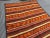 1960s Vintage Distressed Flat Weave Kilim Runner Rug, Earthy Red Orange Geometric Stripes Rug For Sale - Image 5 of 10