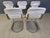 1970s Vintage Dining Chairs attributed to Cidue, 1970s, Set of 5 For Sale - Image 5 of 14