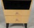 Pair of Enrique Garcel Post Modern Designer Nightstands Each with glass tops and label verso.