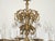 1960s Antique Opulent Brass Cut Lead Crystal Chandeliers 30 Wide ~ Pair Available For Sale - Image 5 of 5