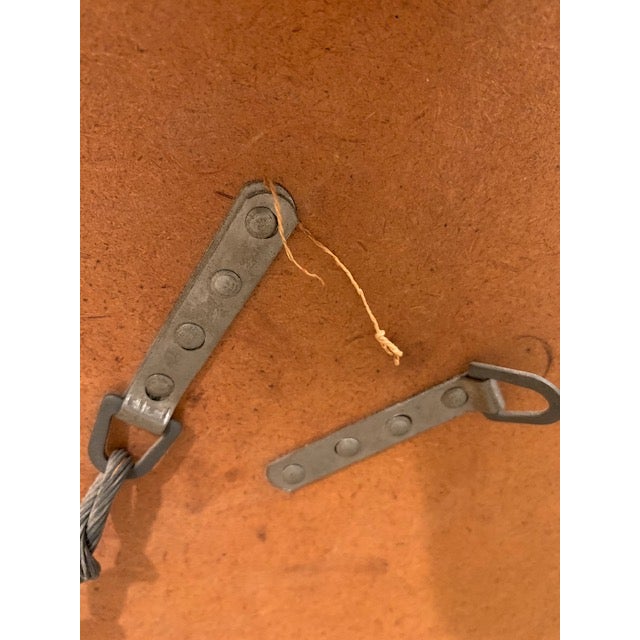 Vintage 1950's Mid Century Modern Wall Mirro Beveled Edges For Sale - Image 13 of 14