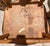 Pair Vintage Nichols & Stone Solid Maple Wood Stenciled Chairs For Sale - Image 9 of 10