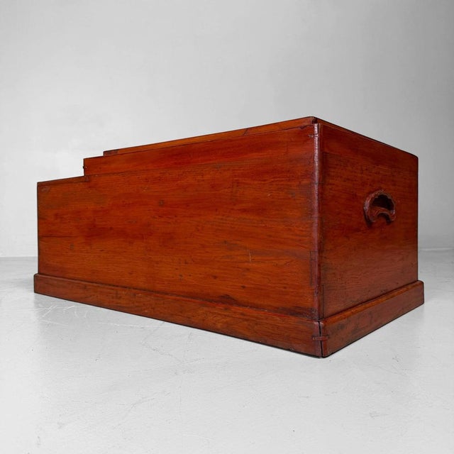 Antique Japanese Wooden Hibachi with Five Drawers, 1890s For Sale - Image 12 of 16
