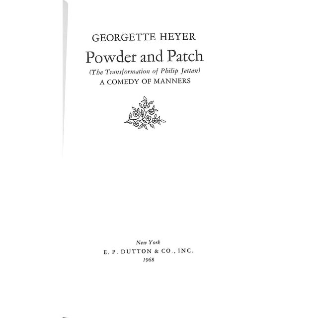 Traditional "Powder and Patch: A Comedy of Manners" 1968 Heyer, Georgette For Sale - Image 3 of 6